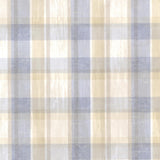 York Laney Blue Sunday Plaid Wallpaper