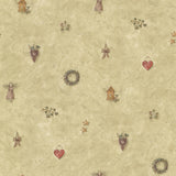 York Apple Creek Beige Country Toss Wallpaper