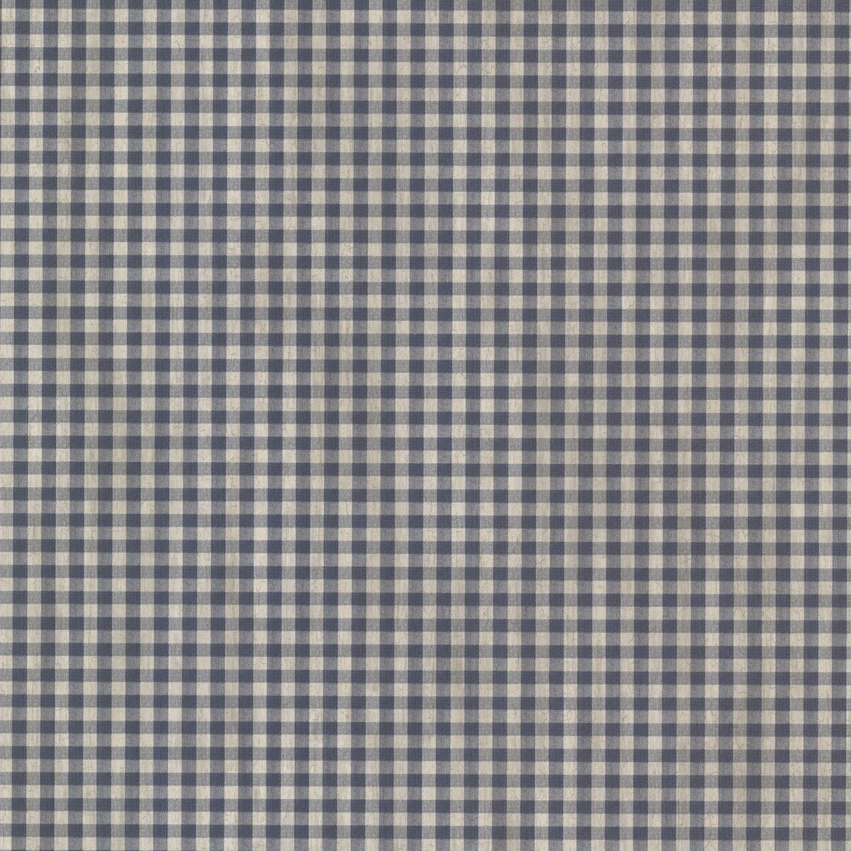 York Greer Navy Gingham Check Wallpaper