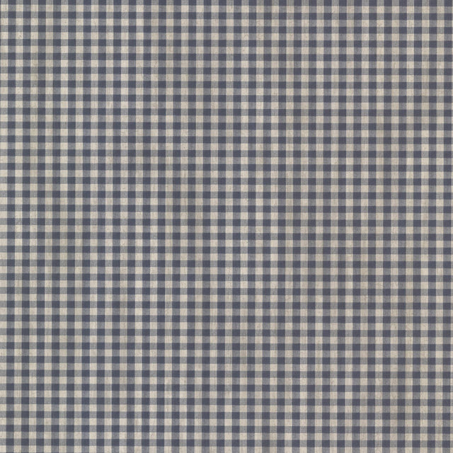 York Greer Navy Gingham Check Wallpaper