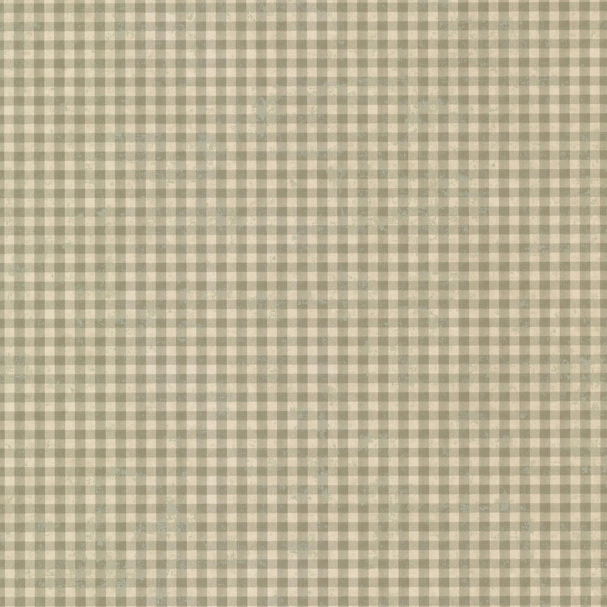 York Greer Sage Gingham Check Wallpaper