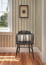 York Parker Chocolate Wood Straightipe Wallpaper