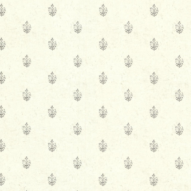 York Bristol Ivory Medallion Toss Wallpaper