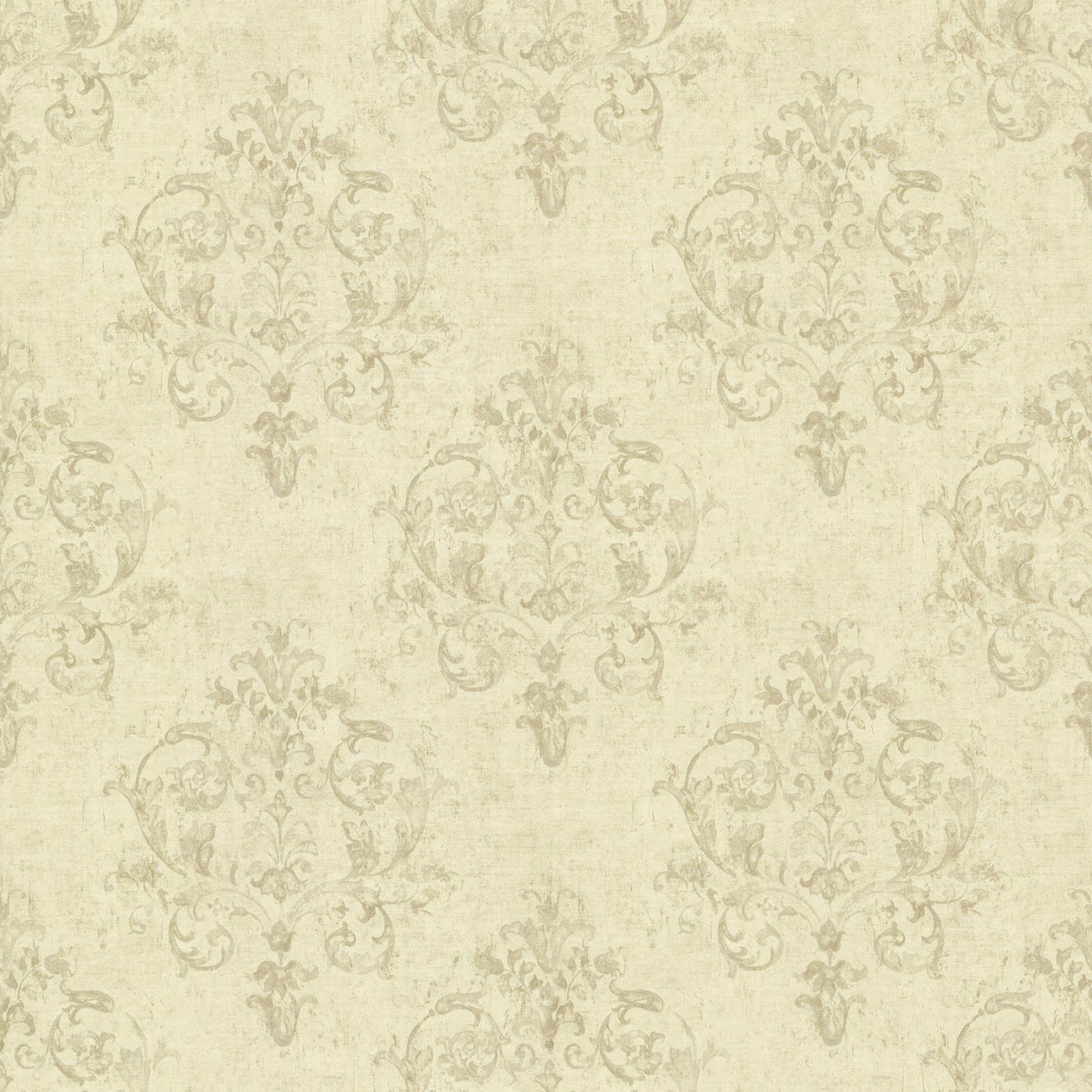 York Arronsburg Wheat Damask Wallpaper