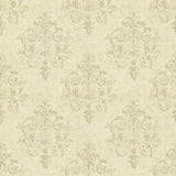 York Arronsburg Wheat Damask Wallpaper