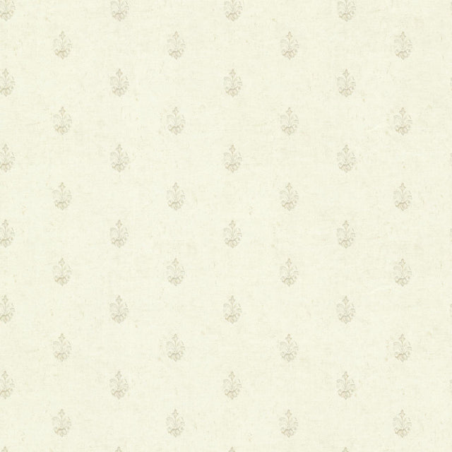 York Bristol Linen Medallion Toss Wallpaper