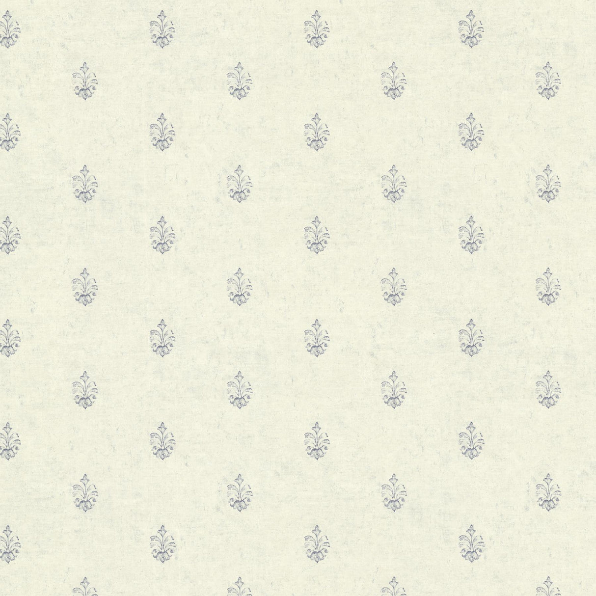 York Bristol Blue Medallion Toss Wallpaper