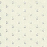 York Bristol Blue Medallion Toss Wallpaper