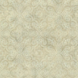 York Christiana Wheat Damask Medallion Wallpaper