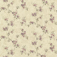 York Rose Valley Violet Floral Trail Wallpaper