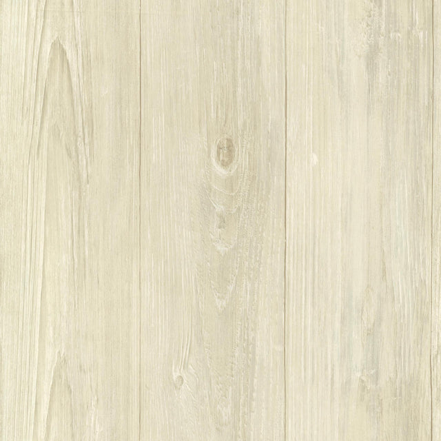 York Mapleton Sand Faux Wood Texture Wallpaper