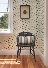York Farnhan Black Animal Toss Wallpaper