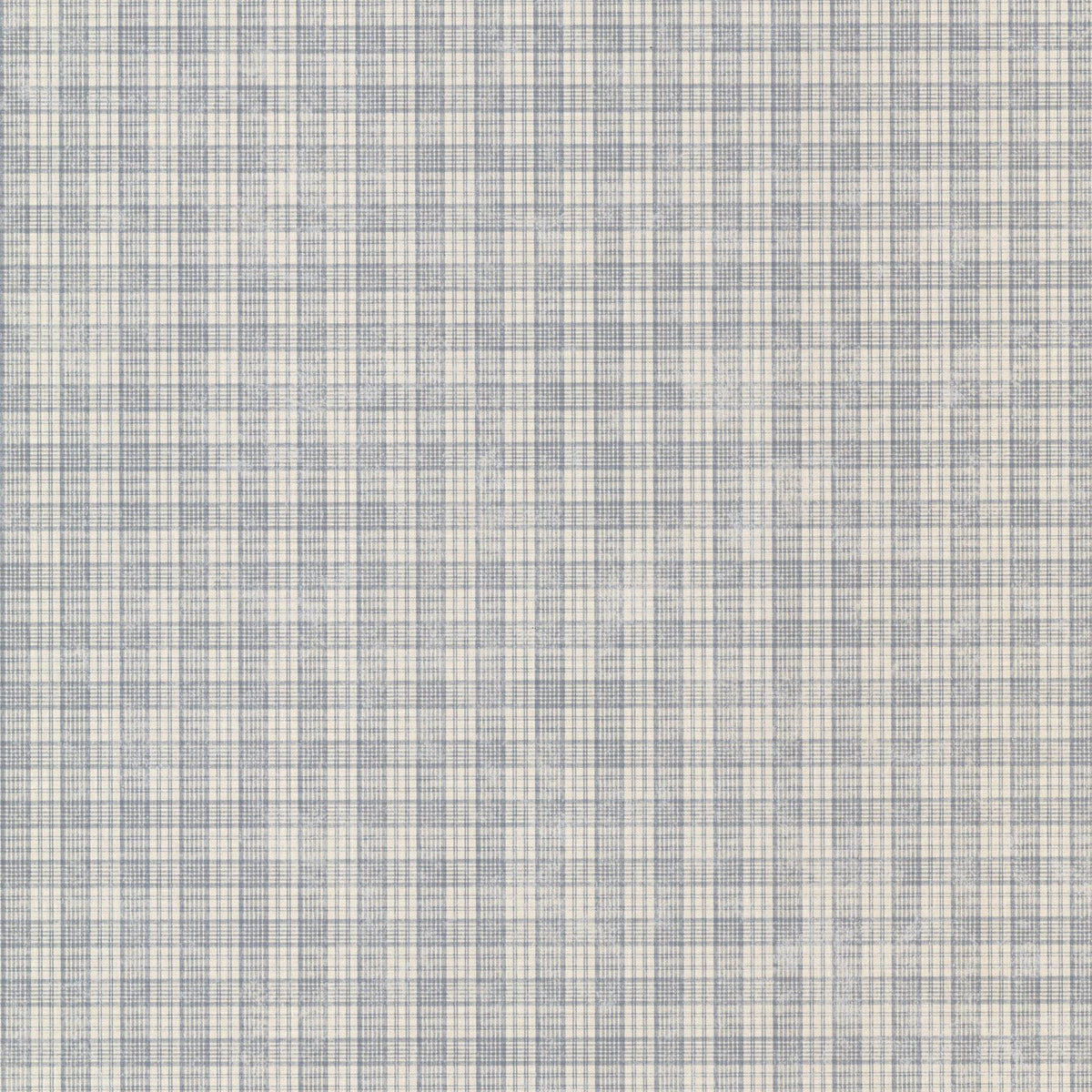 York Sadie Blue Cottage Plaid Wallpaper