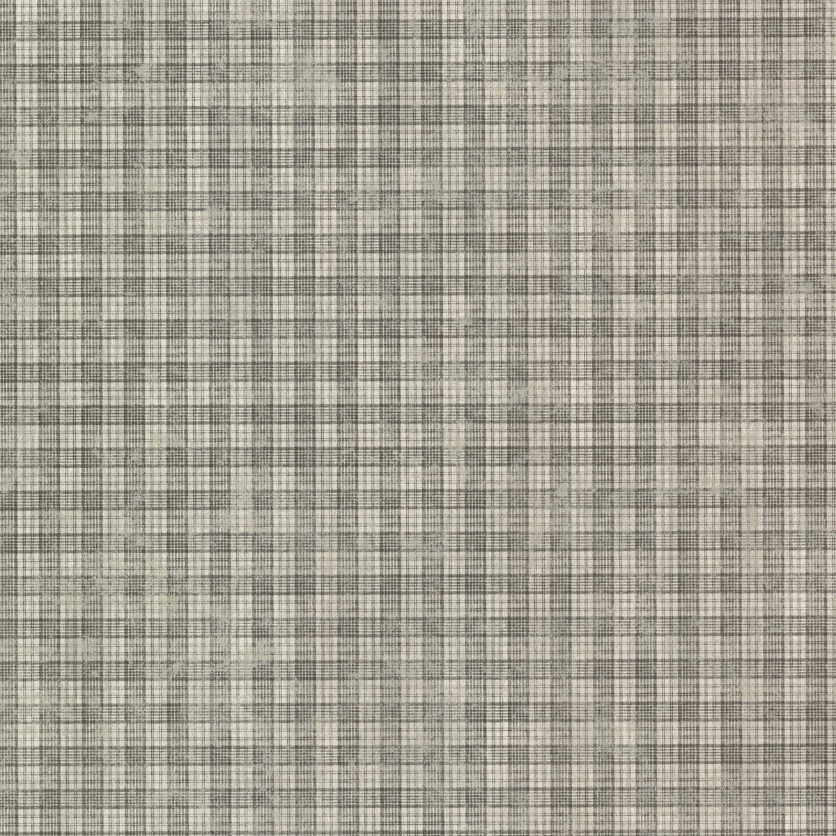 York Sadie Grey Cottage Plaid Wallpaper