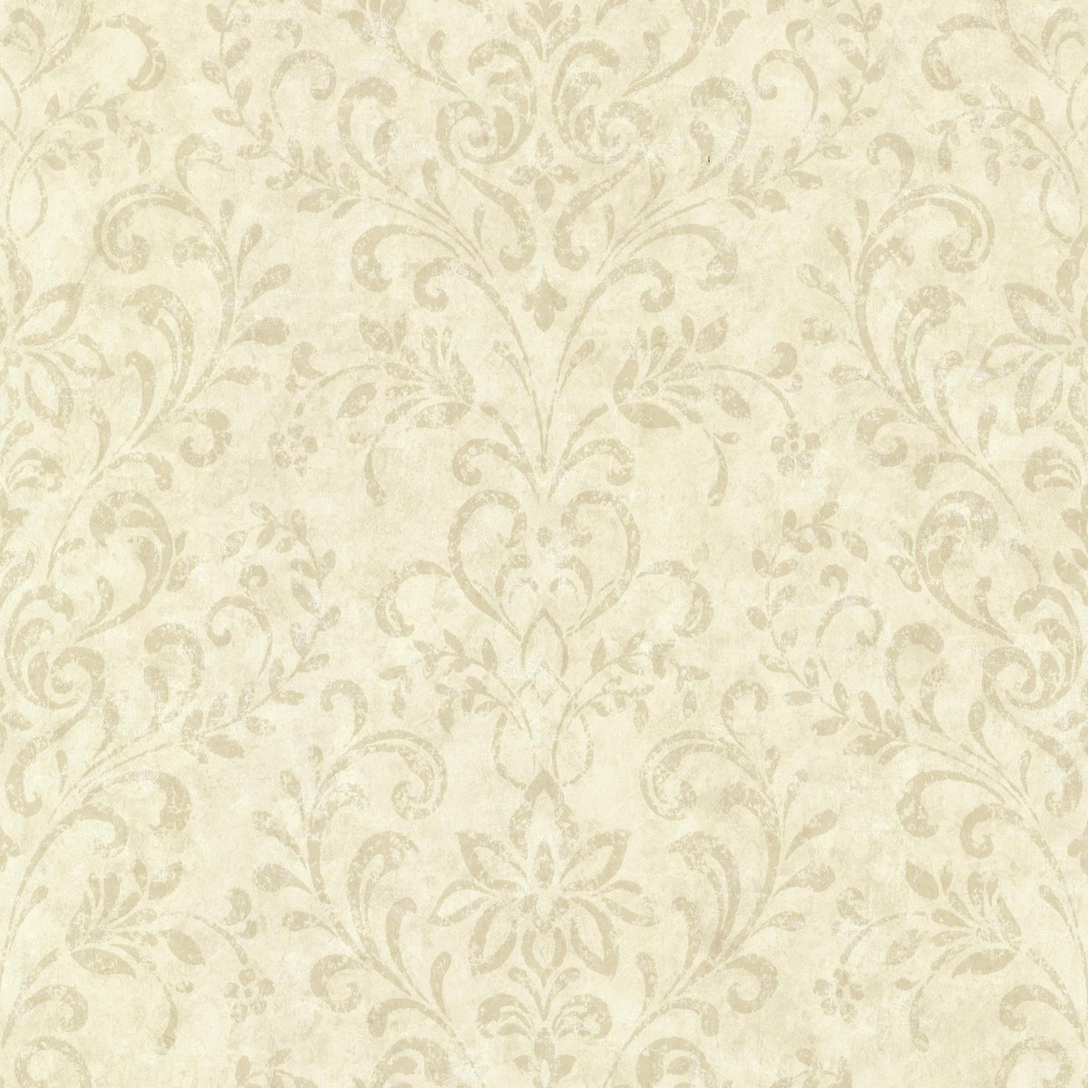 York Presley Sand Country Damask Wallpaper
