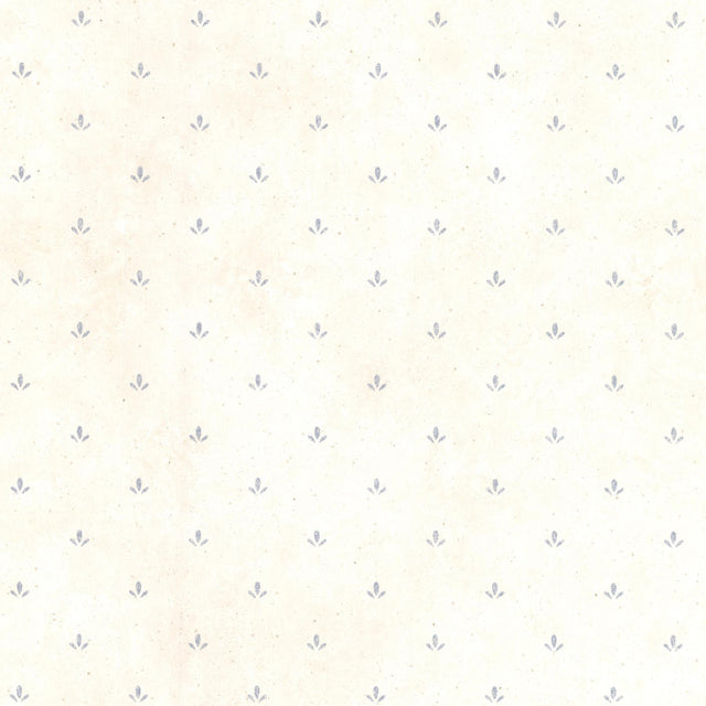 York Josie Blue Paw Print Texture Wallpaper