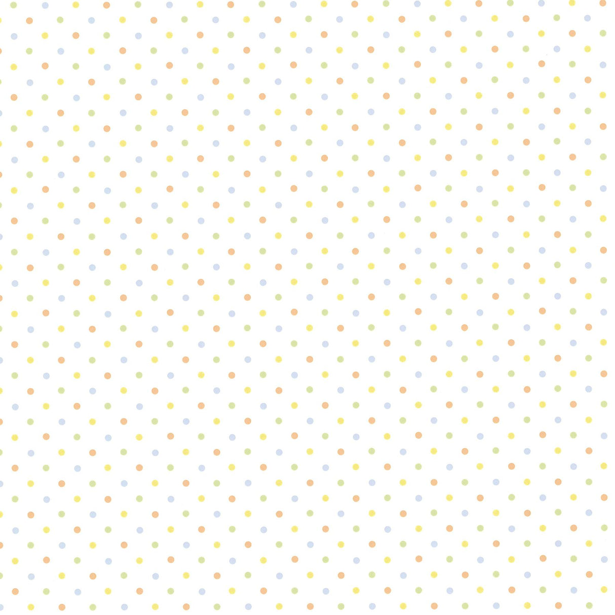 York Lilli Orange Happy Dots Wallpaper