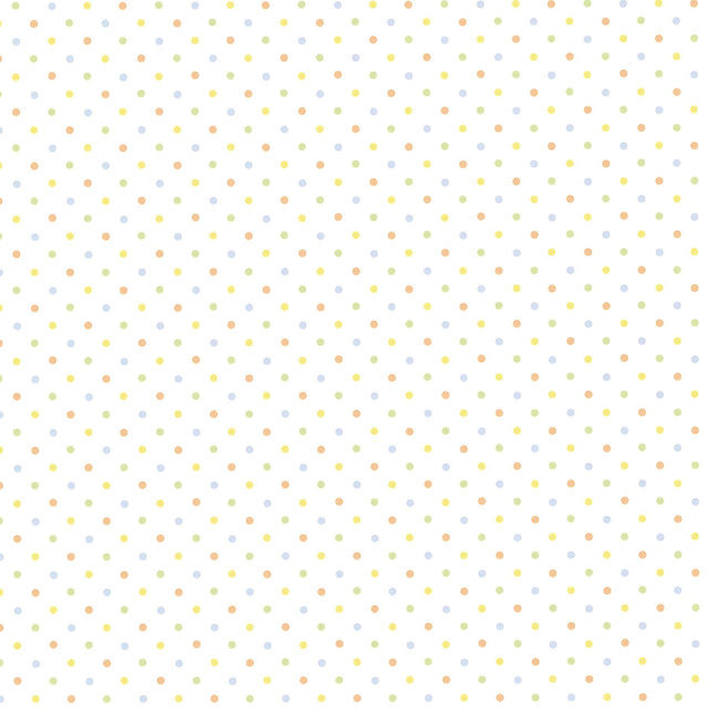 York Lilli Orange Happy Dots Wallpaper