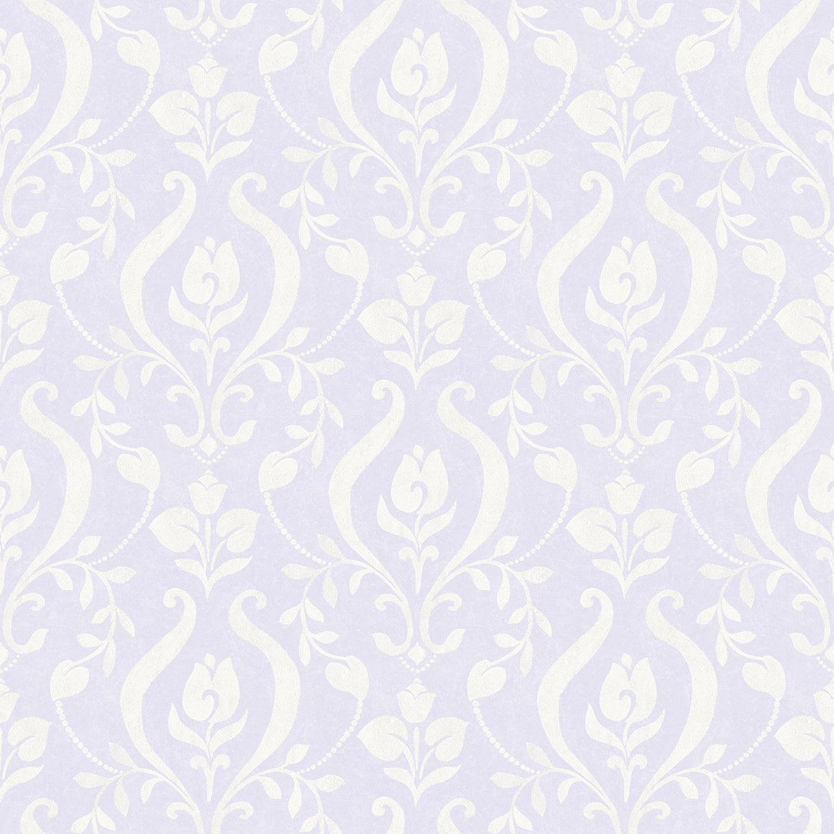 York Eloise Lavender Damask Wallpaper