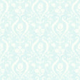 York Eloise Aqua Damask Wallpaper
