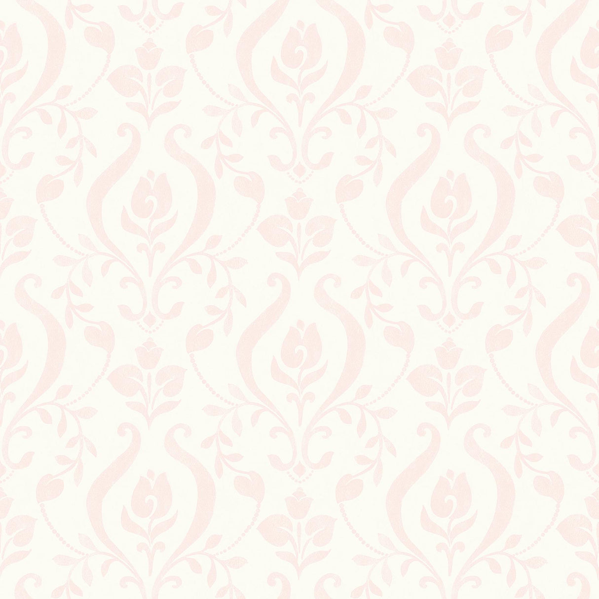 York Eloise Light Pink Damask Wallpaper