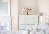 York Eloise Light Pink Damask Wallpaper
