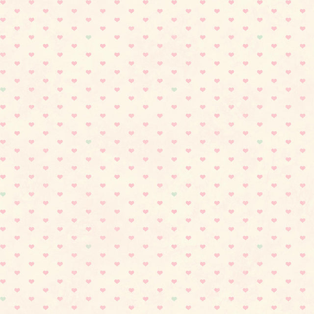 York Colby Pink Love Spots Wallpaper
