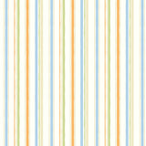York Macey Orange Wiggle Stripe Wallpaper
