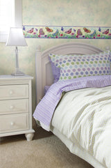 York Tahlia Lavender Stucco Texture Wallpaper