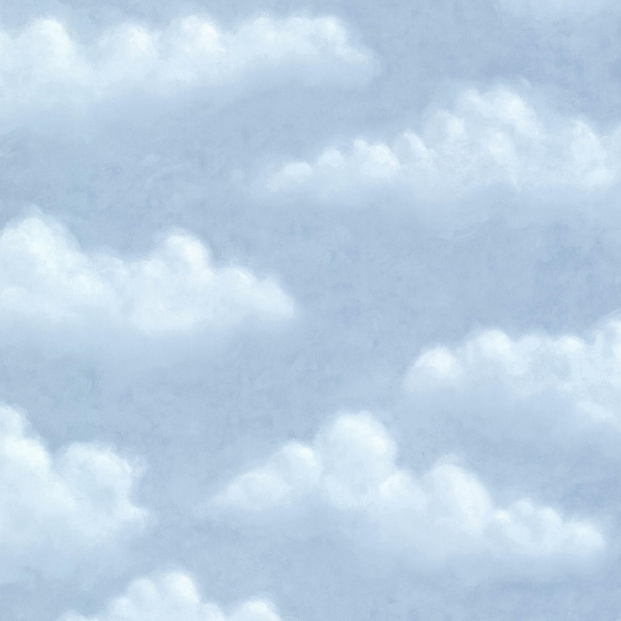 York Lucas Ocean Puffy Clouds Wallpaper