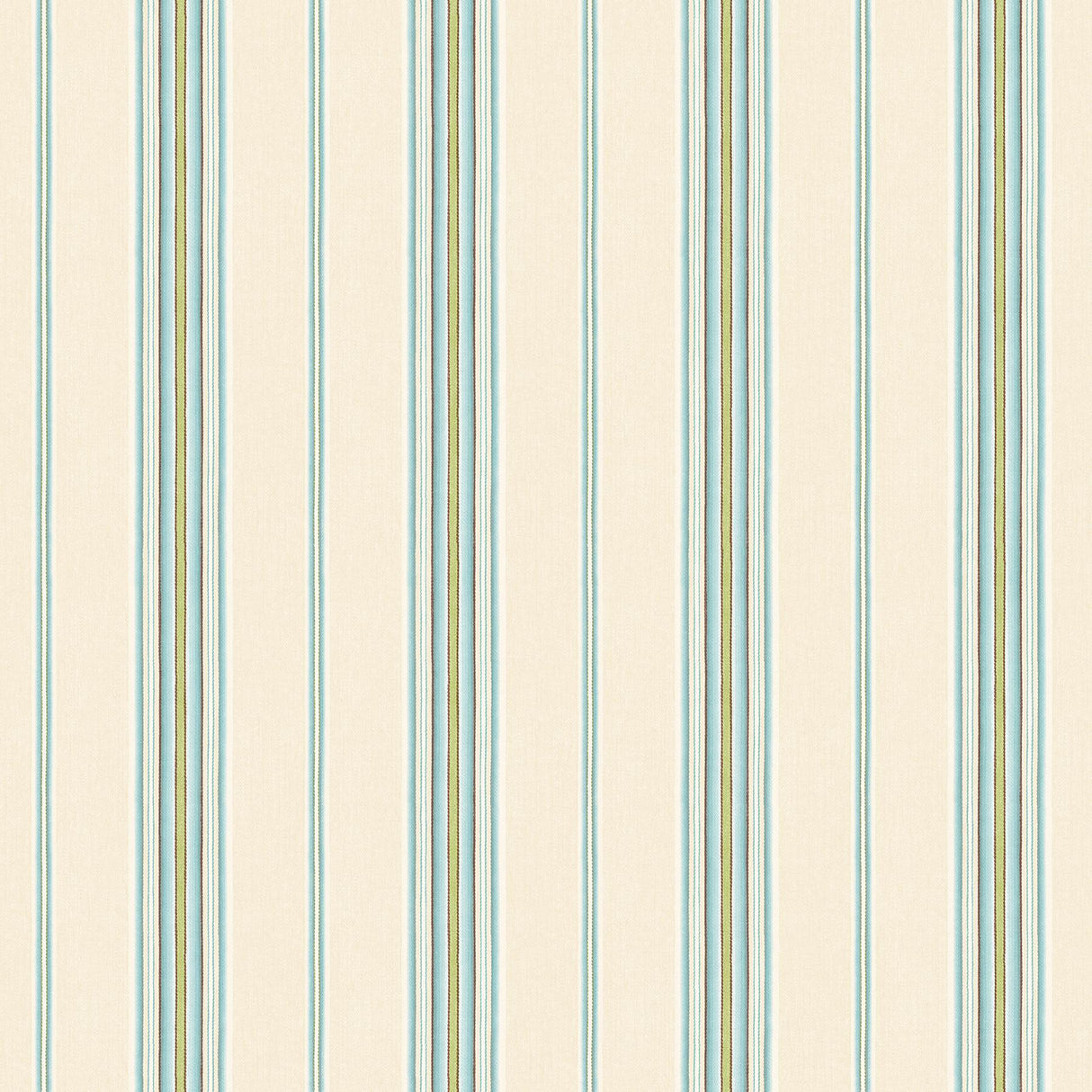 York Kylie Aqua Cabin Stripe Wallpaper