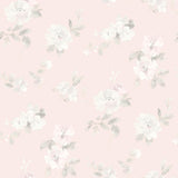York Captiva Light Pink Floral Toss Wallpaper