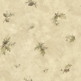 York Brimstone Beige Forest Leaf Toss Wallpaper