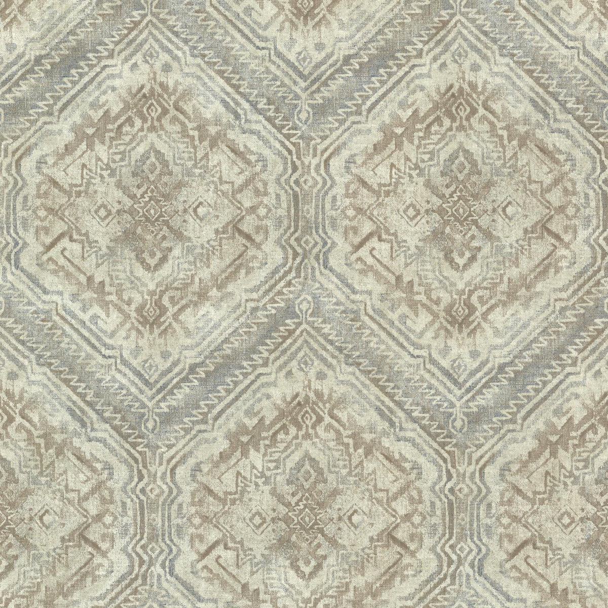 York Hocking Hills Blue Navajo Medallion Wallpaper