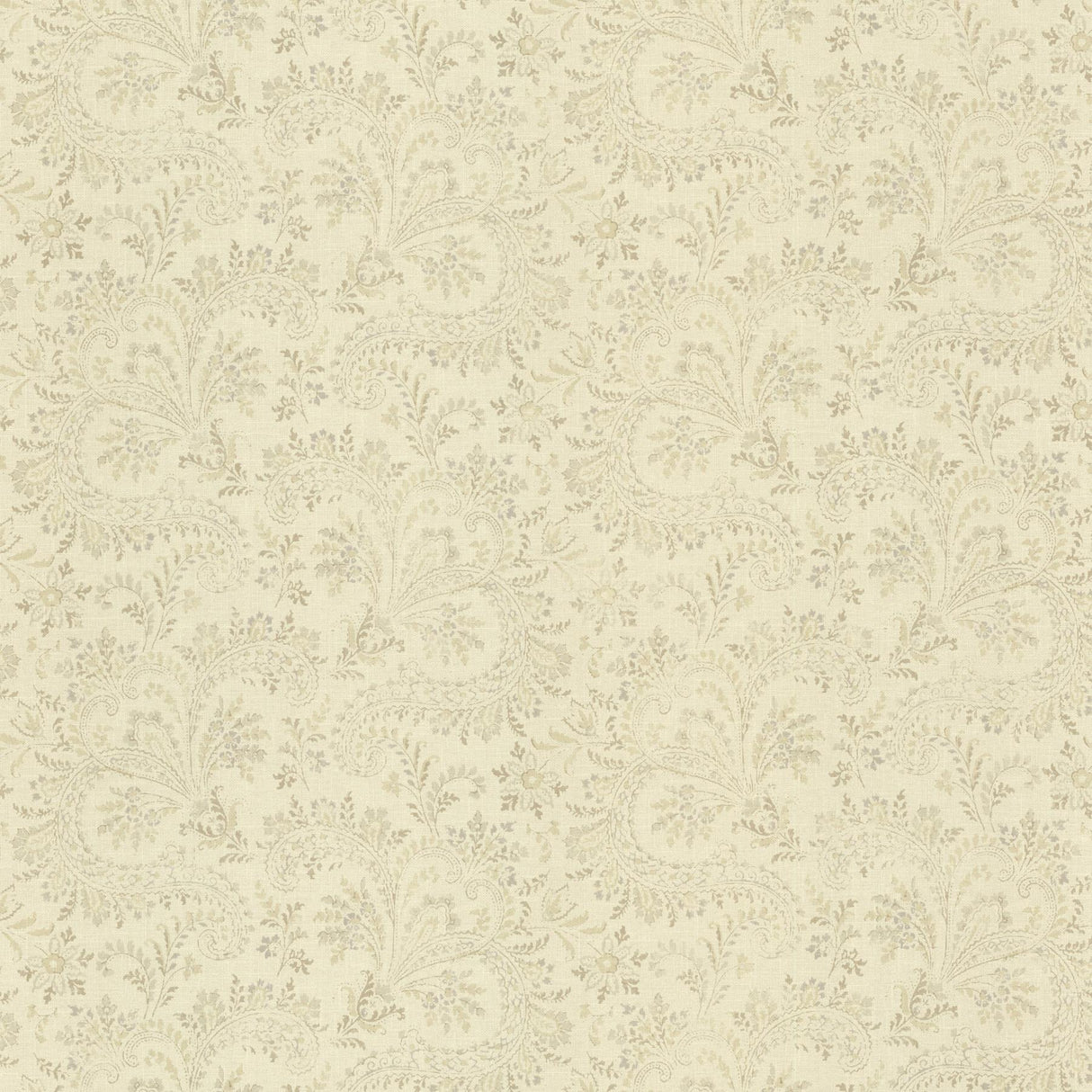 York Sycamore Brown Paisley Wallpaper