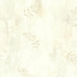 York Fern Cottage Cream Leaf Toss Wallpaper