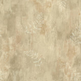 York Fern Cottage Beige Leaf Toss Wallpaper