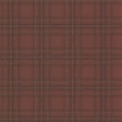 York Fox Hollow Dark Red Plaid Wallpaper