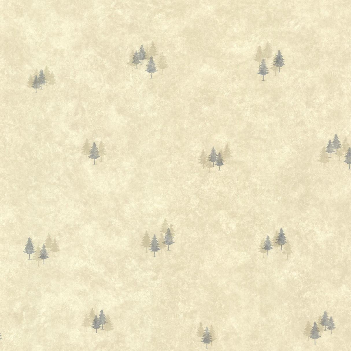 York Timber Grove Blue Tree Toss Wallpaper