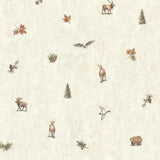 York Hiram Fog Animal Toss Wallpaper