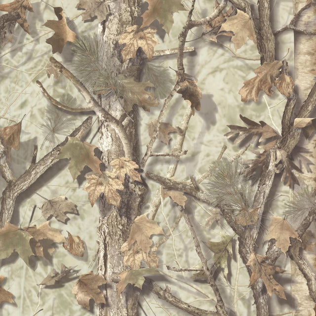 York Sawgrass Fog Camo Forest Wallpaper