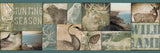 York Trumball Blue Wild Game Border