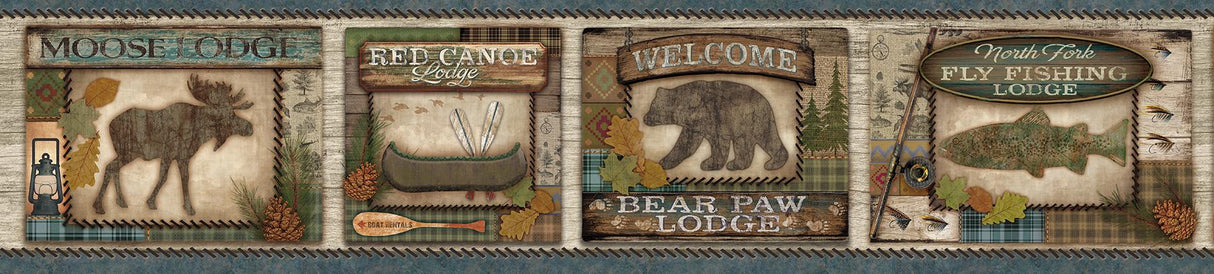 York Tugalo Blue Bear Paw Lodge Border