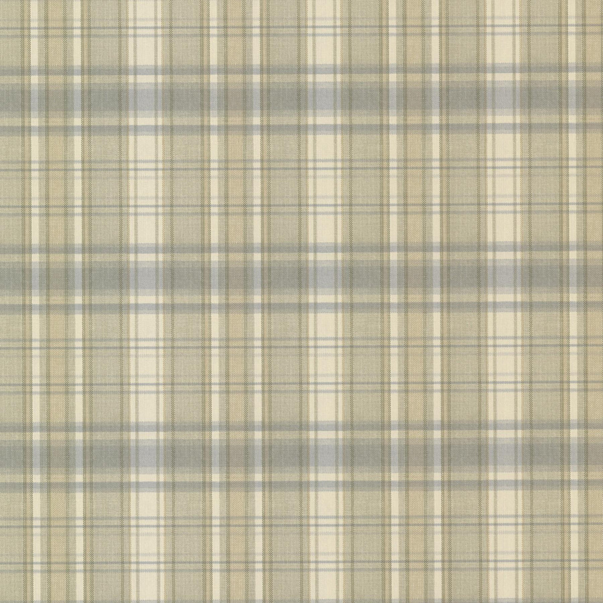 York Bluewater Sage Sunny Plaid Wallpaper
