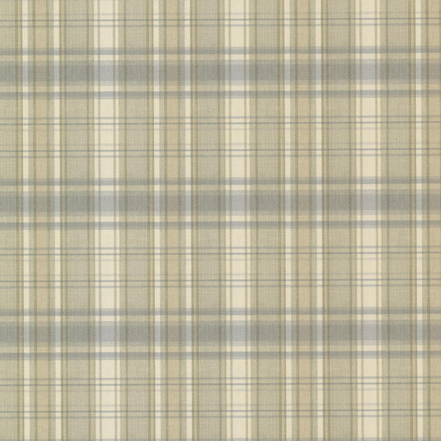 York Bluewater Sage Sunny Plaid Wallpaper