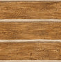 York Chinking Chestnut Wood Panel Wallpaper