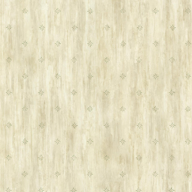 York Heron Olive Stencil Starburst Wallpaper
