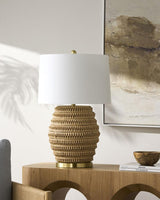 Surya Island Ridges MVIR-001 26"H x 17"W x 17"D Table Lighting