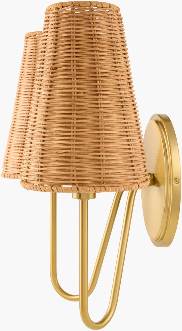 Surya Kaiawe MVKW-001 15"L x 17"W x 9"H Wall Lighting