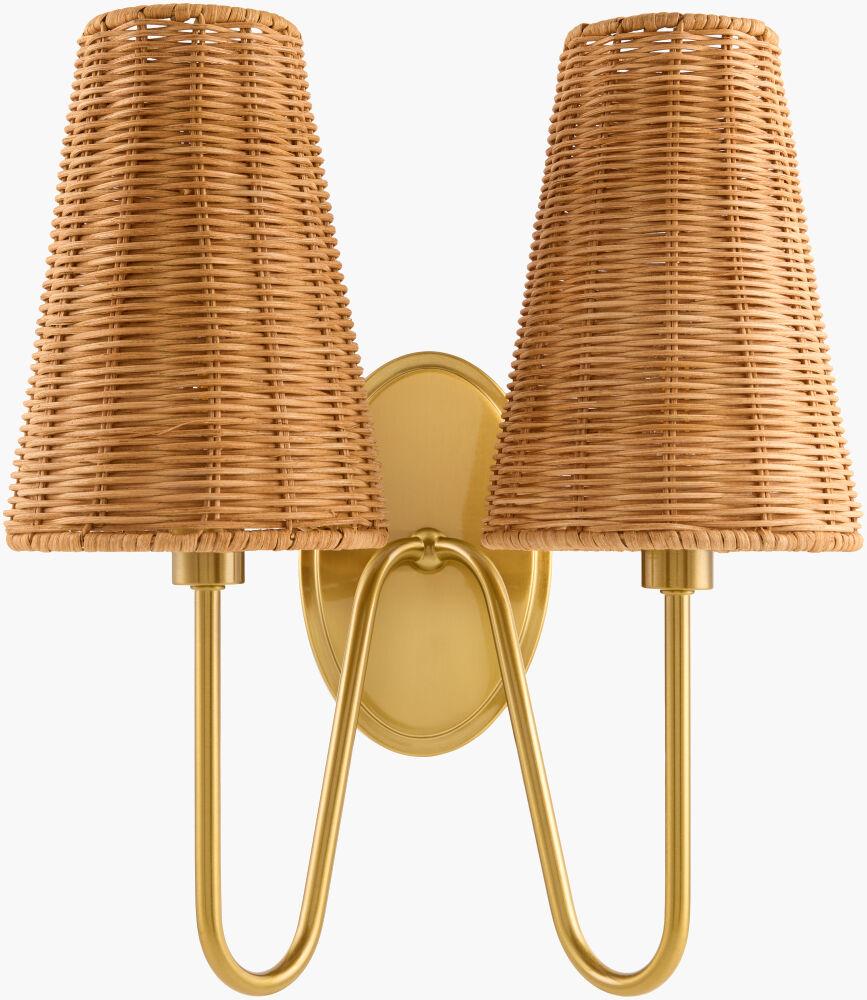 Surya Kaiawe MVKW-001 15"L x 17"W x 9"H Wall Lighting